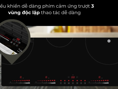 Bếp từ 3 vùng Canzy CZ 856HN vô địch trong phân khúc