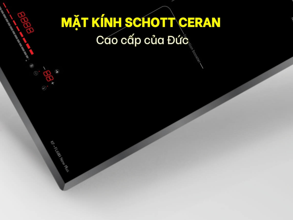 Bếp từ đôi KAFF KF FL68II New Plus Schoot Ceran Đức - EGO