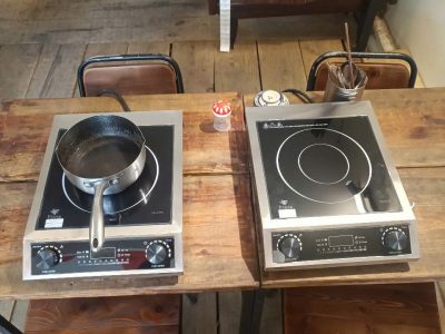 Bếp từ công nghiệp Fuger FG 575B Plus - sôi liu riu