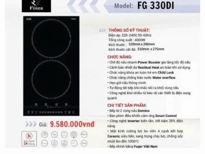 Bếp domino Fuger 330DI