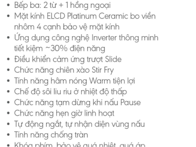Bếp 2 từ 1 hồng ngoại Canzy CZ 032T vô địch phân khúc
