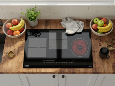 Bếp 3 vùng nấu Canzy CZ 032T phiên bản mới