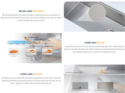 Chậu rửa bát Kluger KU6045FS Basic công nghệ Nhật Bản