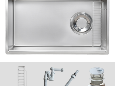 Chậu rửa bát Kluger KY7545SL Basic Chậu 1 hố Kluger và phụ kiện