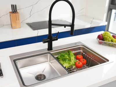 Chậu rửa bát Konox KN8048TS Dekor chất liệu cao cấp