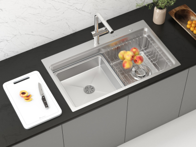 Chậu rửa bát Konox KN8048TS Dekor đáng mua nhất hiện tại