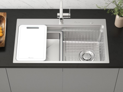 Chậu rửa bát Konox KN8048TS Dekor đẹp lung linh