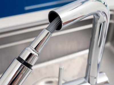 Vòi rửa bát dây rút Konox Stream Chrome vòi rửa chén đáng mua từ Konox