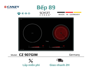 Bếp 1 từ 1 hồng ngoại Canzy CZ 907GIM nhập Đức