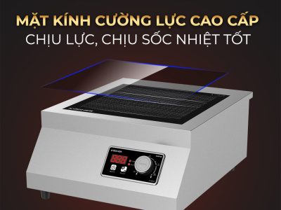 Bếp từ công nghiệp Kocher CI-3600F mặt kính cao cấp