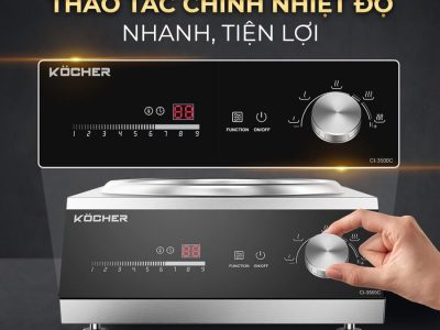 Bếp từ công nghiệp lõm Kocher CI-3500C cao cấp
