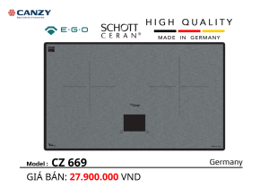 Bếp từ đôi Canzy CZ 669 - Germany