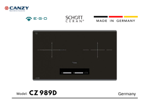 Bếp từ đôi Canzy CZ 989D - Bếp Đức
