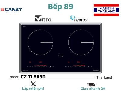 Bếp từ đôi Canzy CZ TL869D Thái Lan