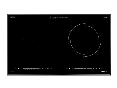 Bếp từ đôi Hafele HC-H7321B - 1 từ 1 hồng ngoại