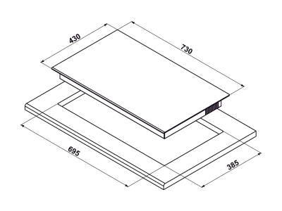 Bếp từ đôi Hafele HC-I7326B 533.09.989 thông số kỹ thuật