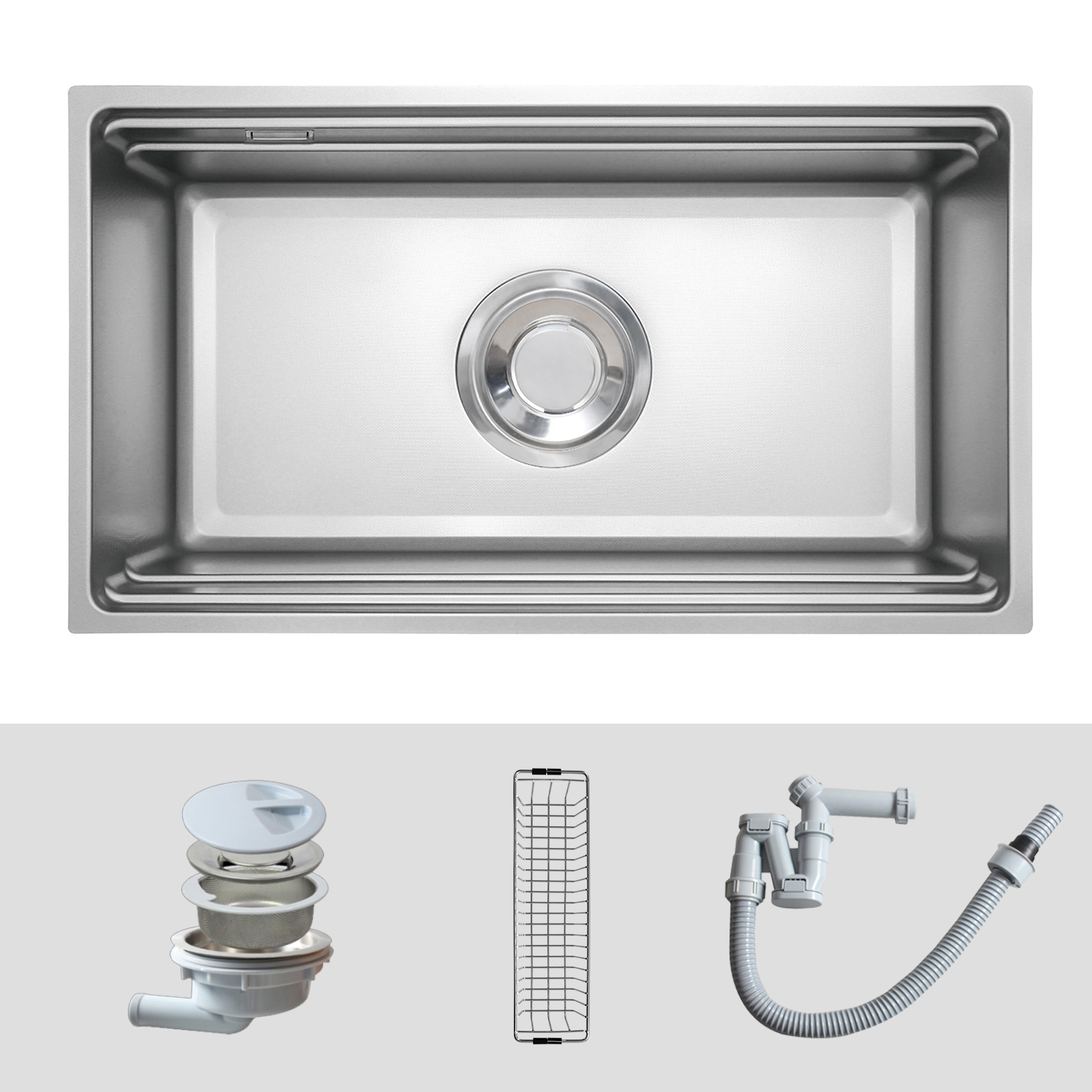 Chậu rửa bát Kluger KG7644FS Basic 1 hố kiểu