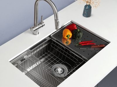 Chậu rửa bát Kluger KG7644FS Plus chậu 1 hố sang trọng