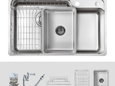 Chậu rửa bát Kluger KH8048FS – S80 Plus phụ kiện cao cấp