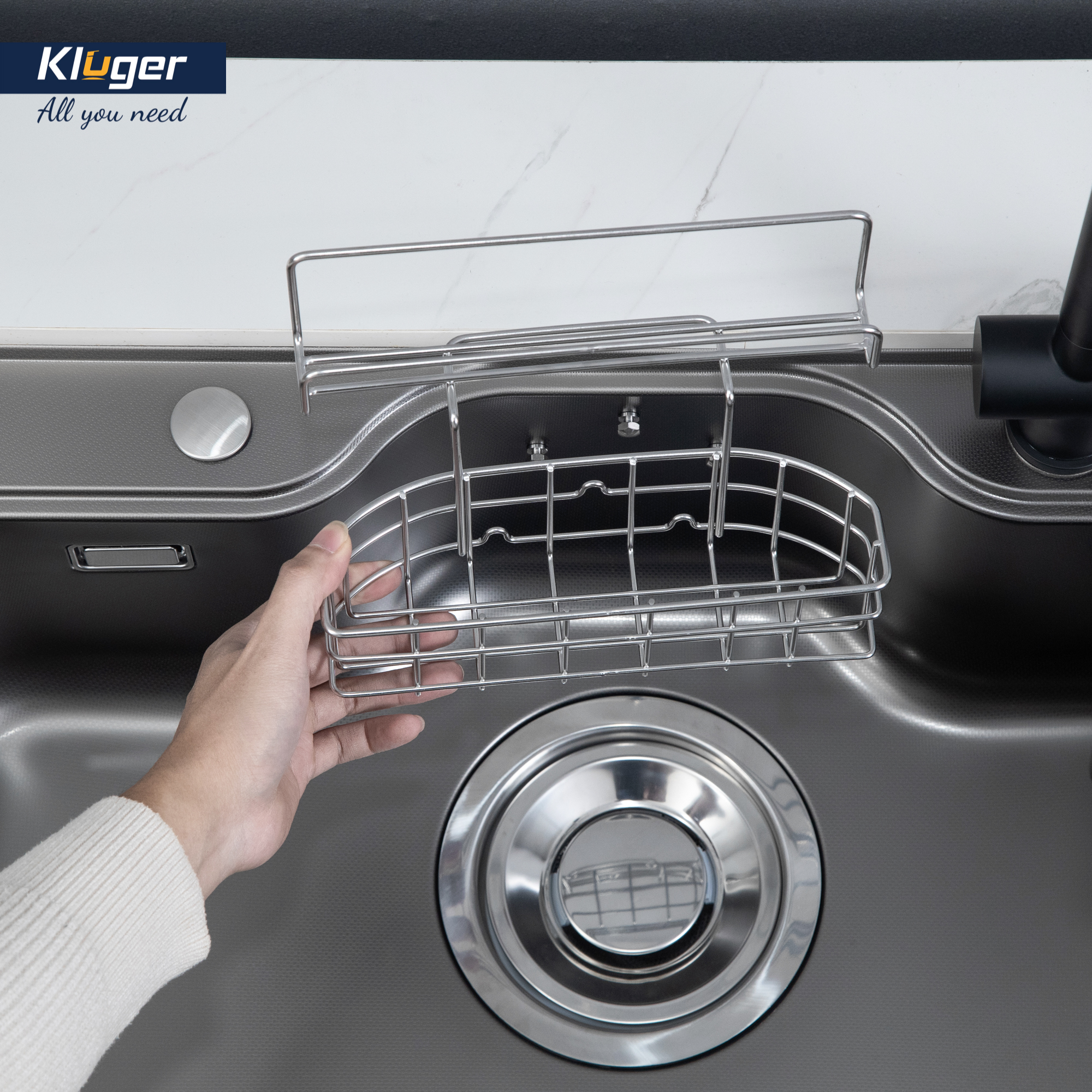 Chậu rửa bát Kluger KT8050FB – S80 chậu 1 hố sang trọng
