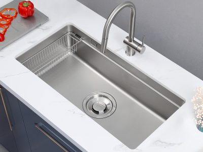 Chậu rửa bát Kluger KU7844FS Basic - chậu 1 hố phong cách nhật