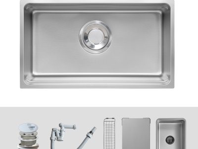 Chậu rửa bát Kluger KU7844FS Plus đầy đủ phụ kiện cao cấp