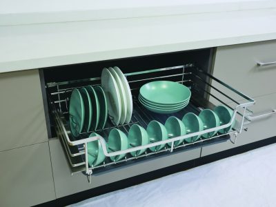 Giá bát đĩa GrandX XD.60M nan Oval - Kệ chén dĩa tủ dưới