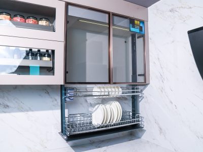 Giá bát đĩa nâng hạ điện GrandX XL.80EM nan oval cao cấp