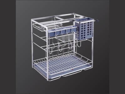 Giá chai lọ gia vị dao thớt GrandX XK.25S2 nan dẹt