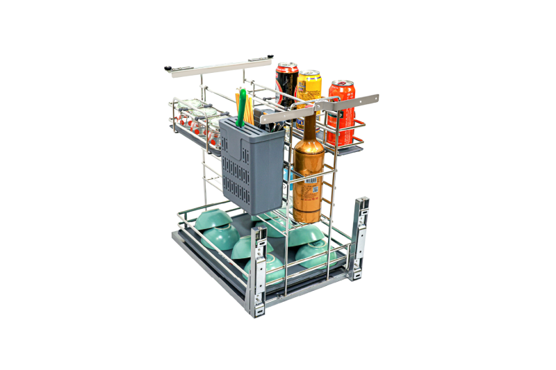 Giá dao thớt gia vị GrandX XK.30M nan oval