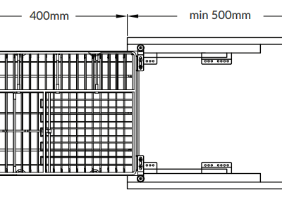 Giá đựng chai lọ gia vị GrandX XS.25S2 nan dẹt bản vẽ