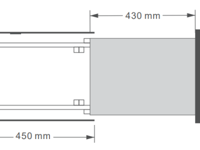 Giá đựng chai lọ gia vị dao thớt GrandX XK.B25S bản vẽ