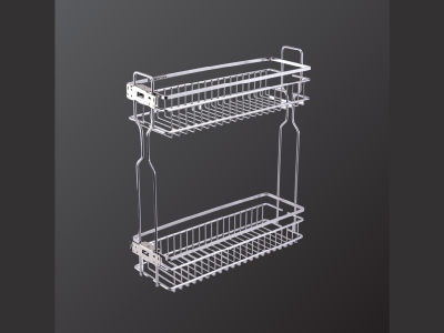 Giá đựng gia vị GrandX XS.15S nan dẹt - Kệ gia vị