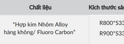 Giá gia vị nâng hạ điện GrandX XL.80ET - Kệ gia vị thông minh kích thước