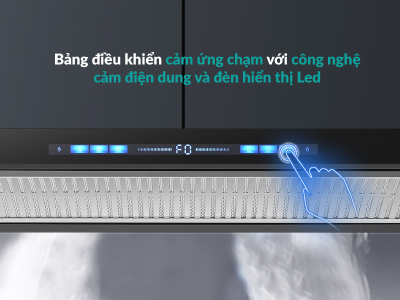 Hút mùi âm tủ GrandX GX H70F75B Smart cảm ứng