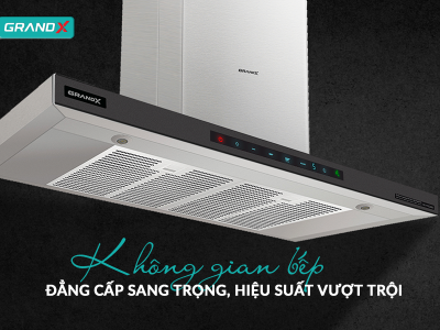 Máy hút mùi GrandX GX H70C68B - Hút mùi chữ T hợp mọi nội thất