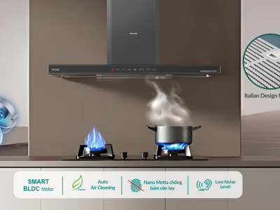 Máy hút mùi GrandX GX H70C69G - Thiết kế chữ T cao cấp premium