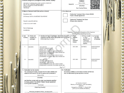 Máy hút mùi GrandX GX H90IL89 giấy chứng nhận