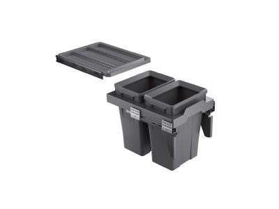 Thùng rác đôi cánh kéo âm tủ GrandX XW.D30