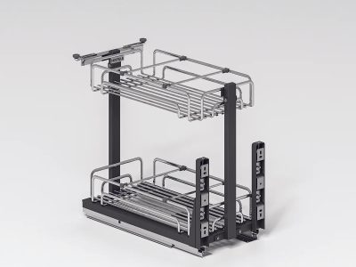 Rổ gia vị đa năng Hafele OMERO 547.10.065 | Inox 304 Nan Ovan (400mm)