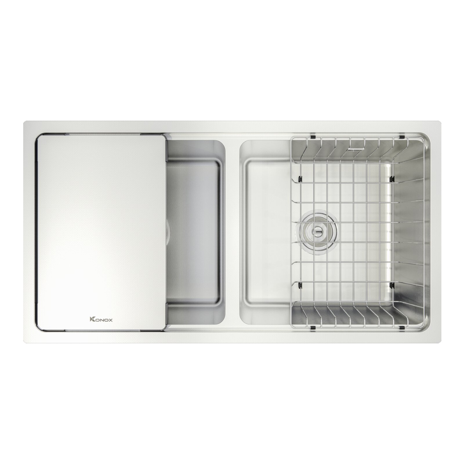 Chậu rửa bát Konox KN8646DU Dekor