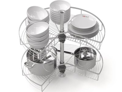 Bộ rổ góc xoay 270 độ Hafele Mezzo 548.37.011 - Inox 304