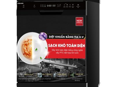 Máy rửa bát KOCHER X16B - 17 bộ - Tiệt trùng U.V Light