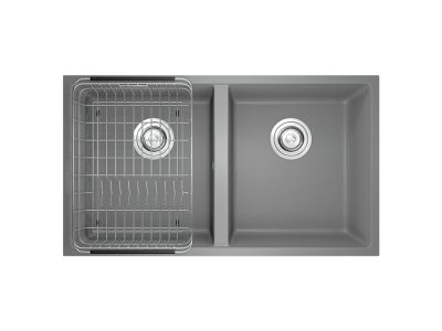 Chậu rửa bát đá Konox Veloci 760D Grey